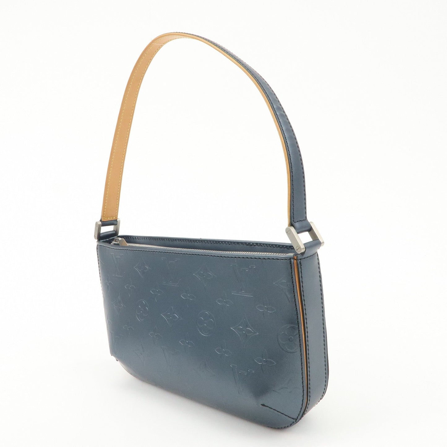 Louis Vuitton Monogram Matt Fowler Shoulder Bag Blue M55145  d