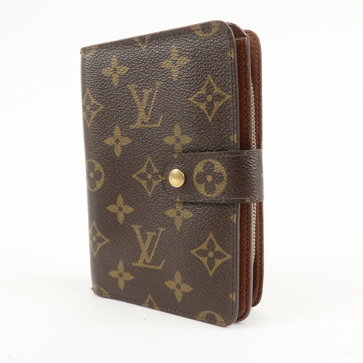 Louis Vuitton Monogram Porte Papier Zip Bi-fold Wallet M61207  d
