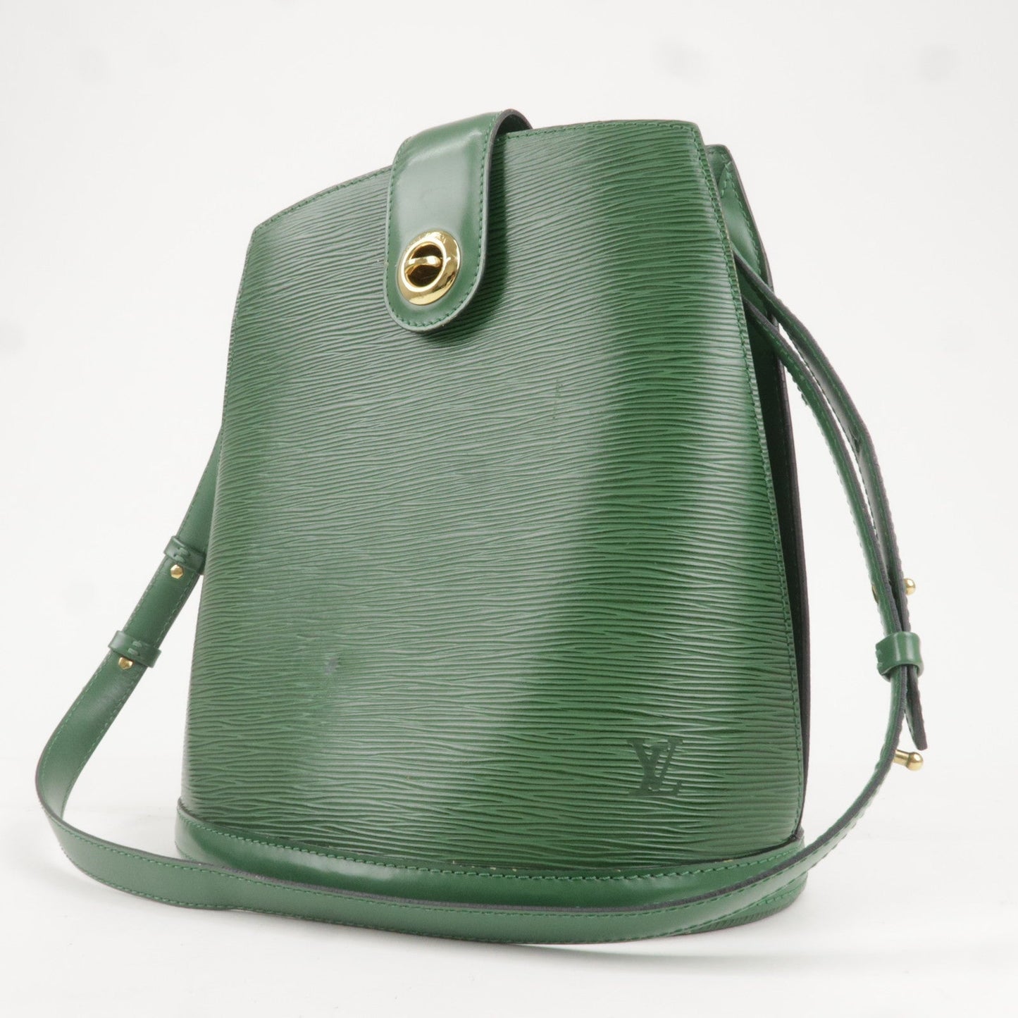 Louis Vuitton Epi Cluny Shoulder Bag Borneo Green M52254