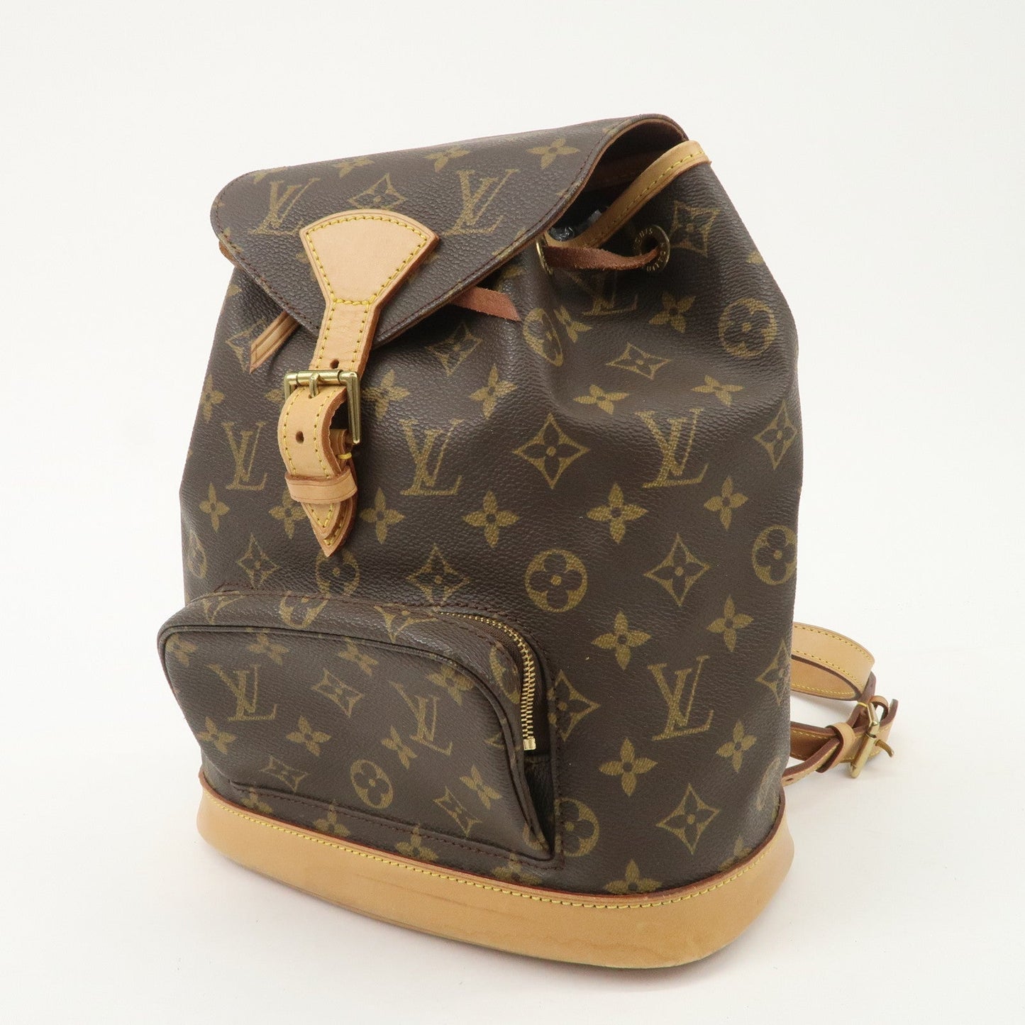 Louis Vuitton Monogram Montsouris MM Back Pack Bag M51136  d
