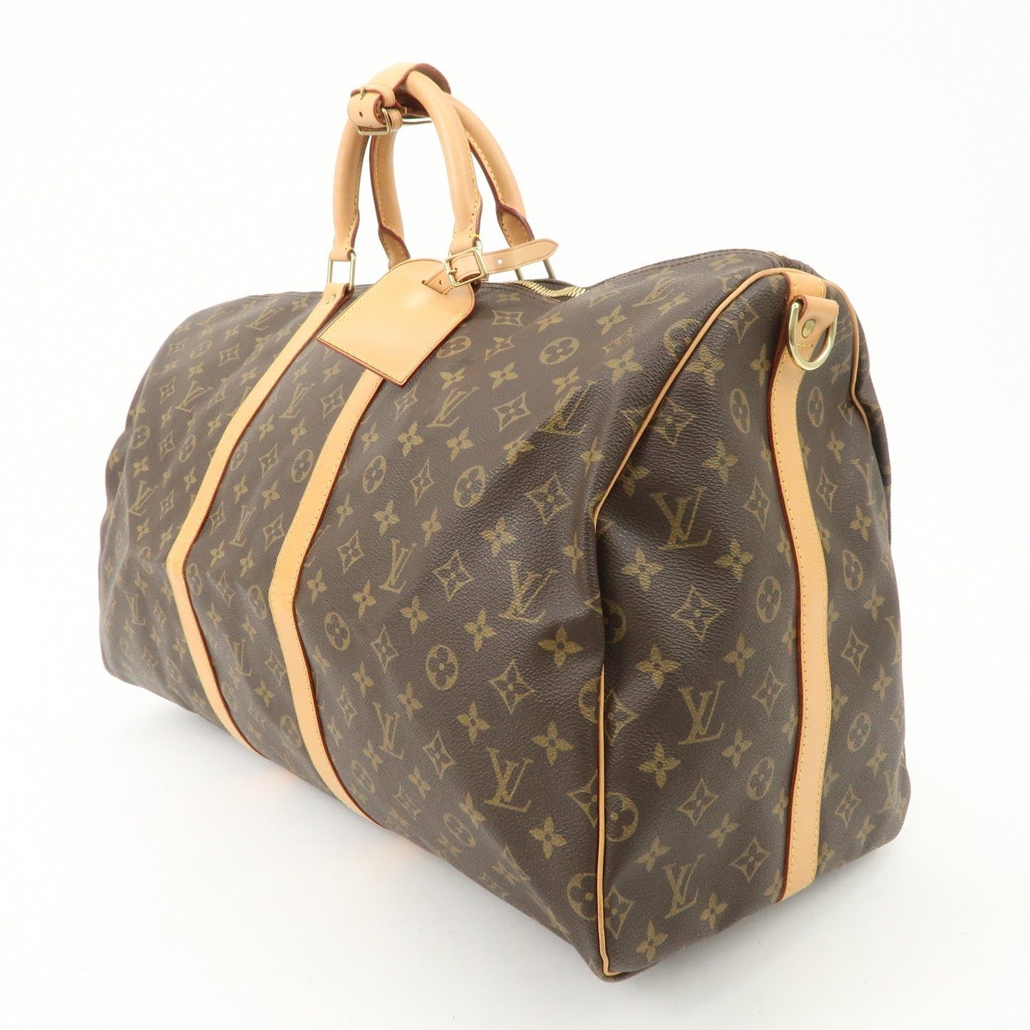 Louis Vuitton Monogram Keep All Bandouliere 55 Boston Bag M41414  d