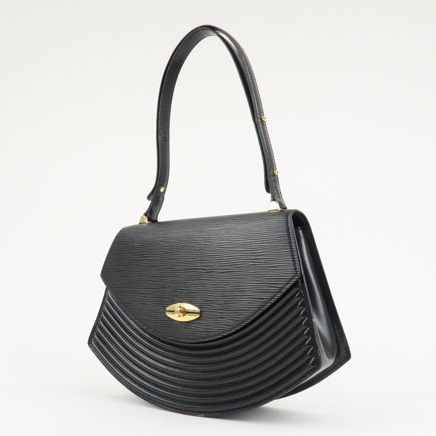AuthenticLouis Vuitton Epi Tilsit Shoulder Bag Hand Bag Noir M52482  d