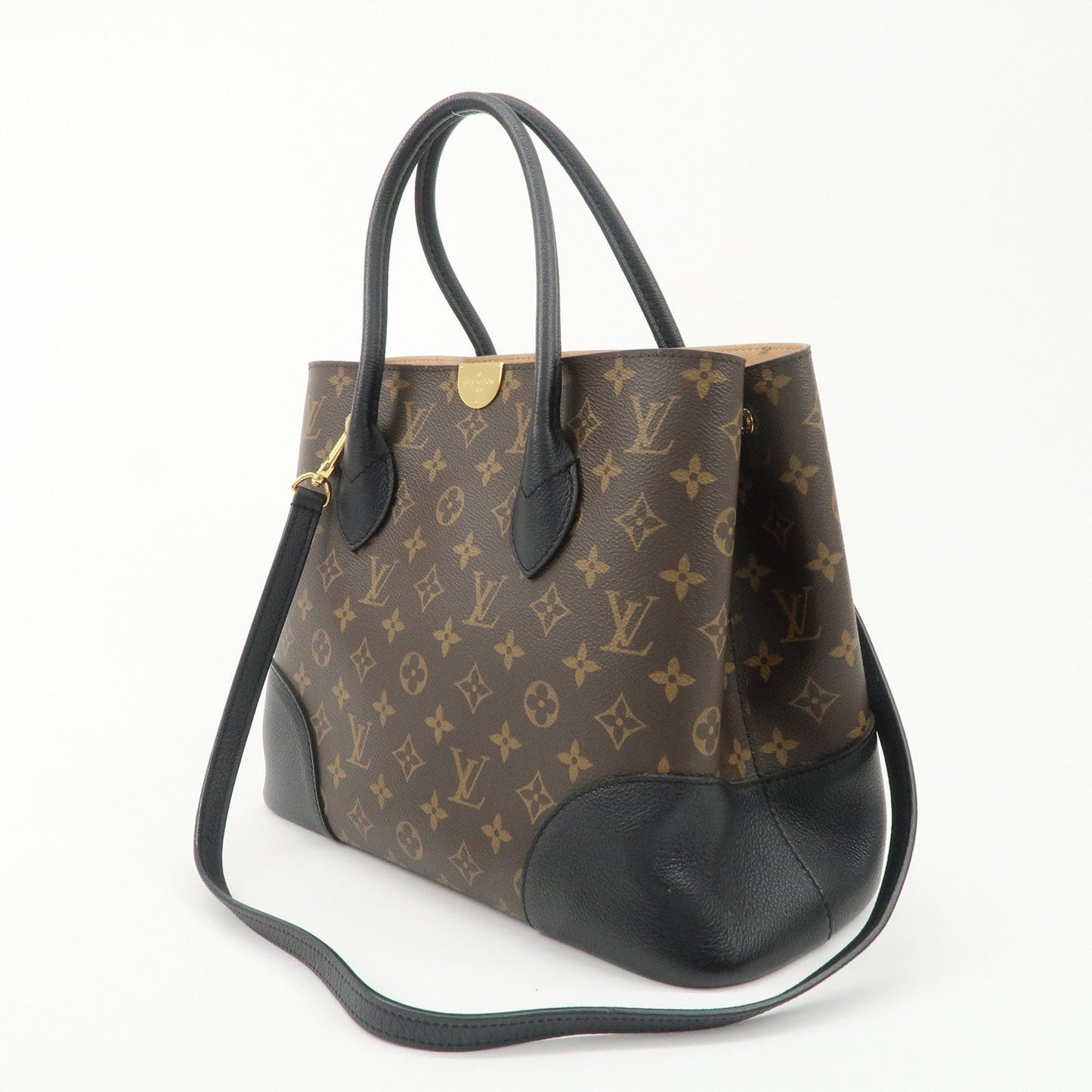 Louis Vuitton Monogram Flandrin 2Way Hand Bag Black Noir M41595  d