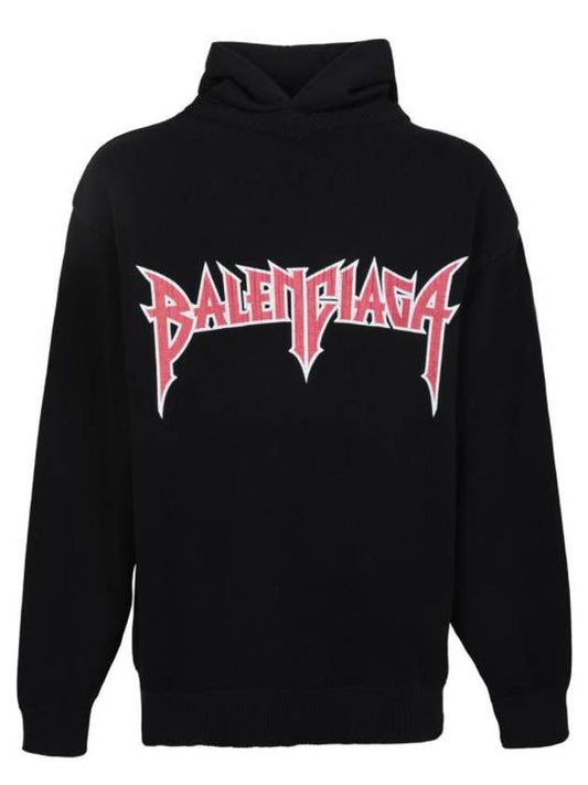 Luxury Balenciaga Trending 2025 Logo Hoodie Black