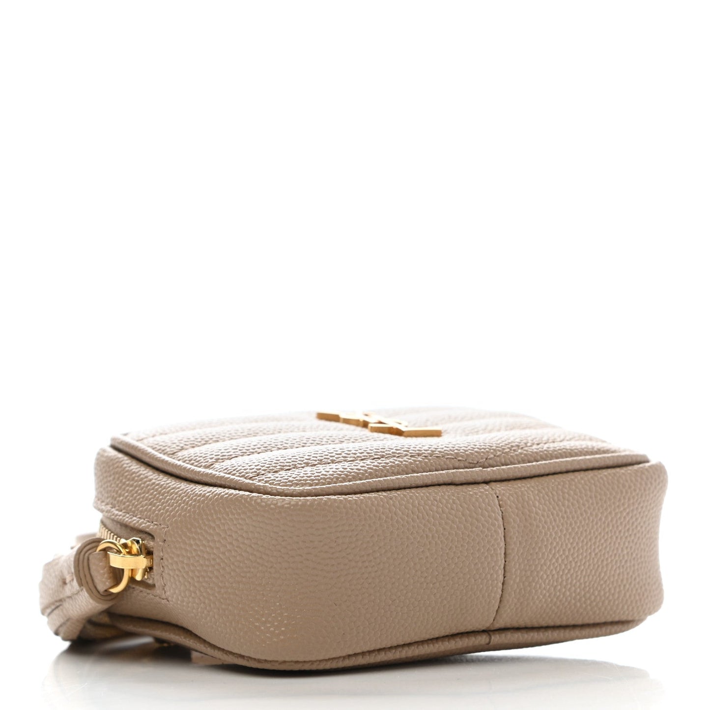 SAINT LAURENT GRAIN DE POUDRE MATELASSE BABY LOU CAMERA BAG