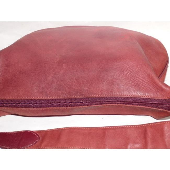 Gucci   Burgundy Red Suede With Leather Hobo Bag