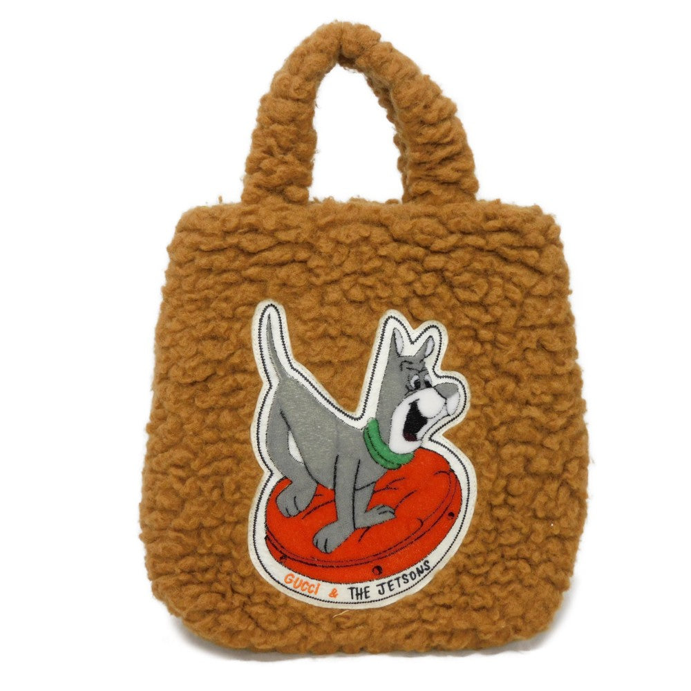 GUCCI Tote Bag 752175 wool Brown logo space family astro dog un d Chilled license The Jetsons Tote Kids