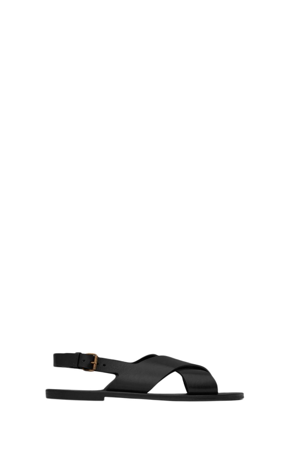 Luxury Saint Laurent Trending 2025 Men's Mojave Sandals in Nero | Size 42 | 73185312K001000