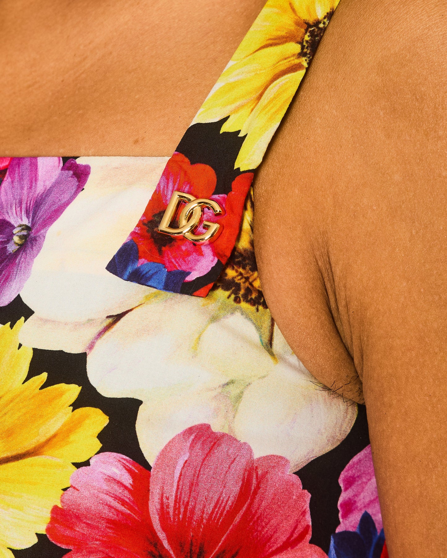 Dolce Gabbana Floral Poplin Midi Dress Size IT 38 (UK 6)