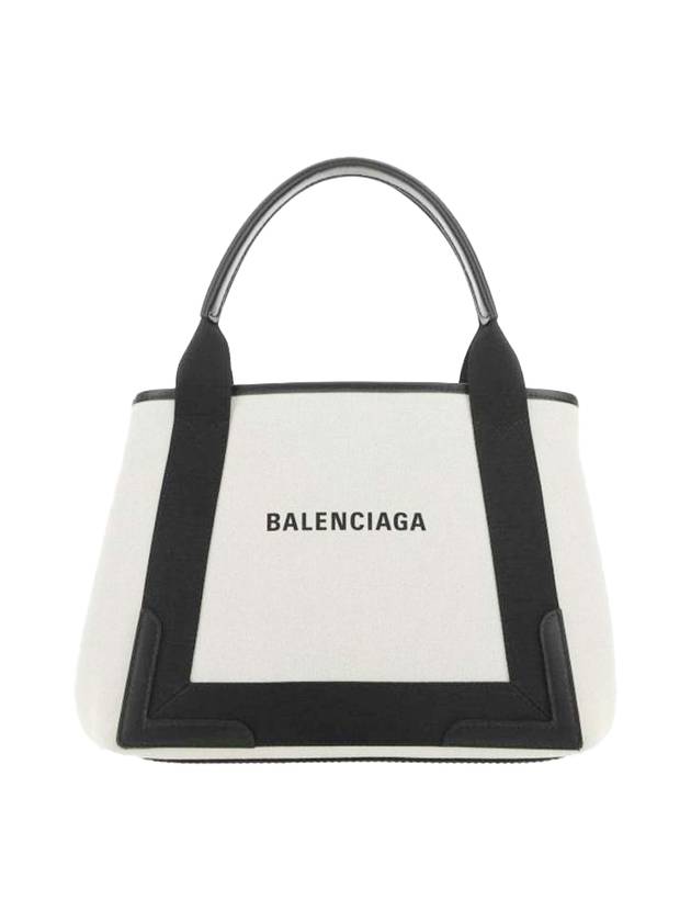 Luxury Balenciaga Trending 2025 Cabas Small Tote Bag Natural Black
