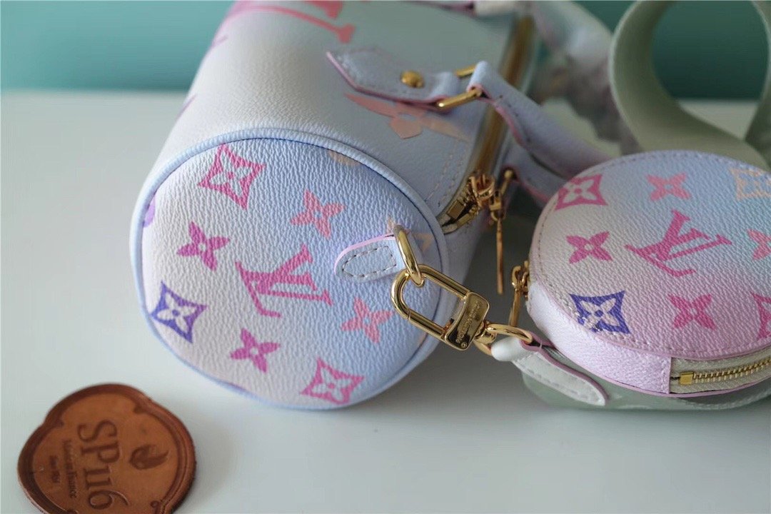 Top Quality Papillon BB Bag Classic Monogram For Women 20cm Sunrise Pastel Top Quality M46078