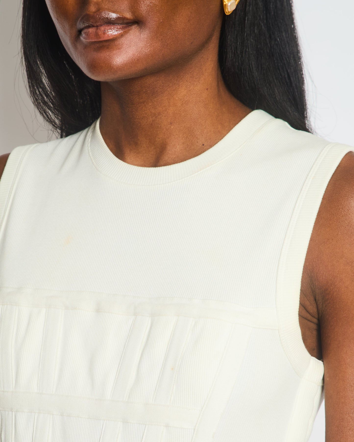 Dion Lee White Corset Style Vest Top Size Medium (UK 10) RRP £500
