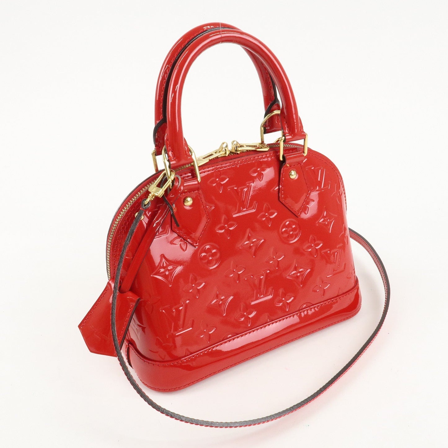 Louis Vuitton Monogram Vernis Alma BB 2Way Shoulder Bag M90174  d
