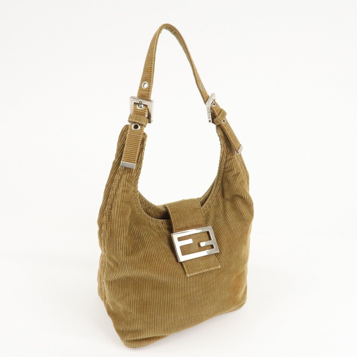 FENDI Corduroy Shoulder Bag 20686  d
