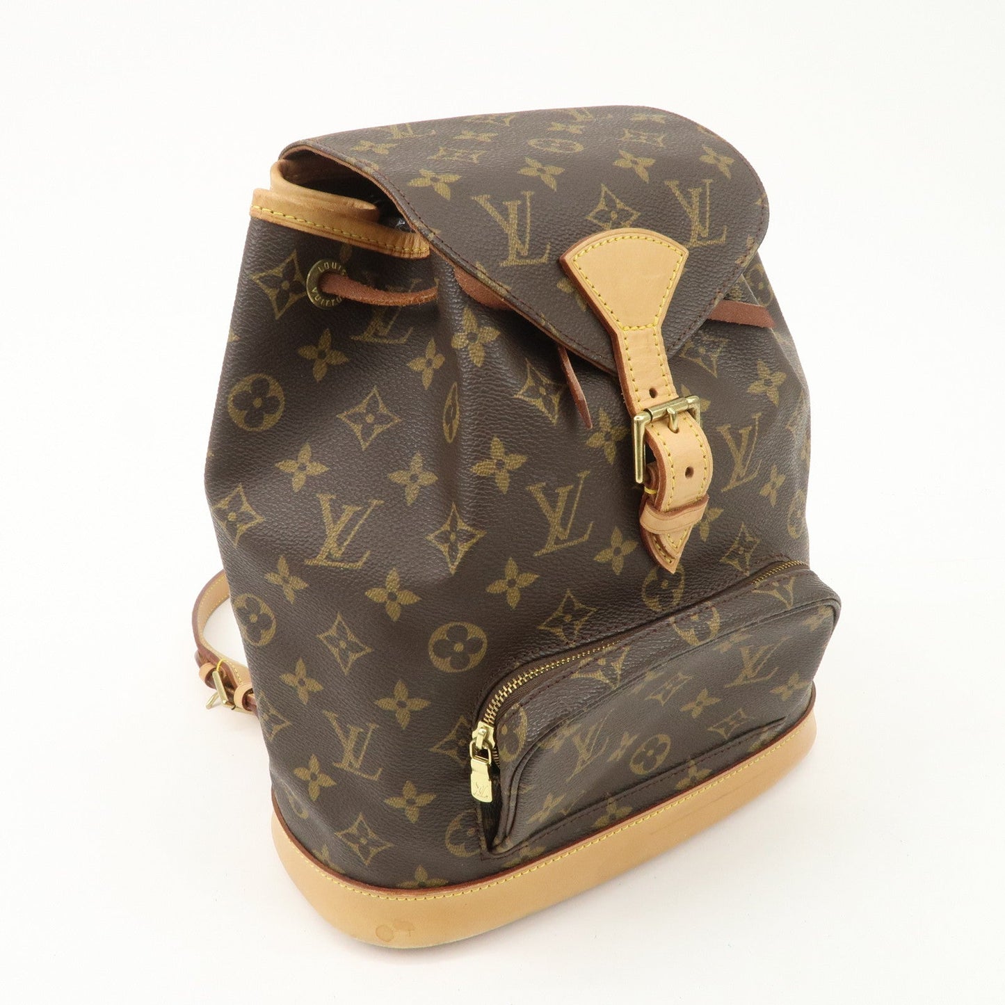 Louis Vuitton Monogram Montsouris MM Back Pack Bag M51136  d