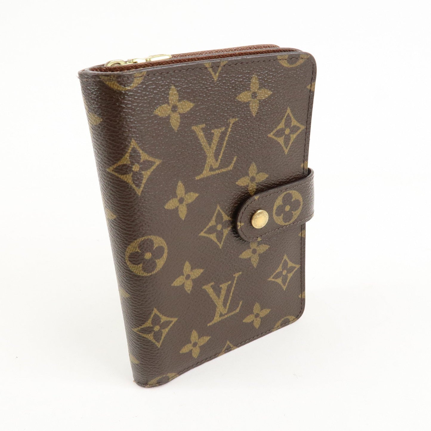 Louis Vuitton Monogram Porte Papier Zip Bi-fold Wallet M61207  d