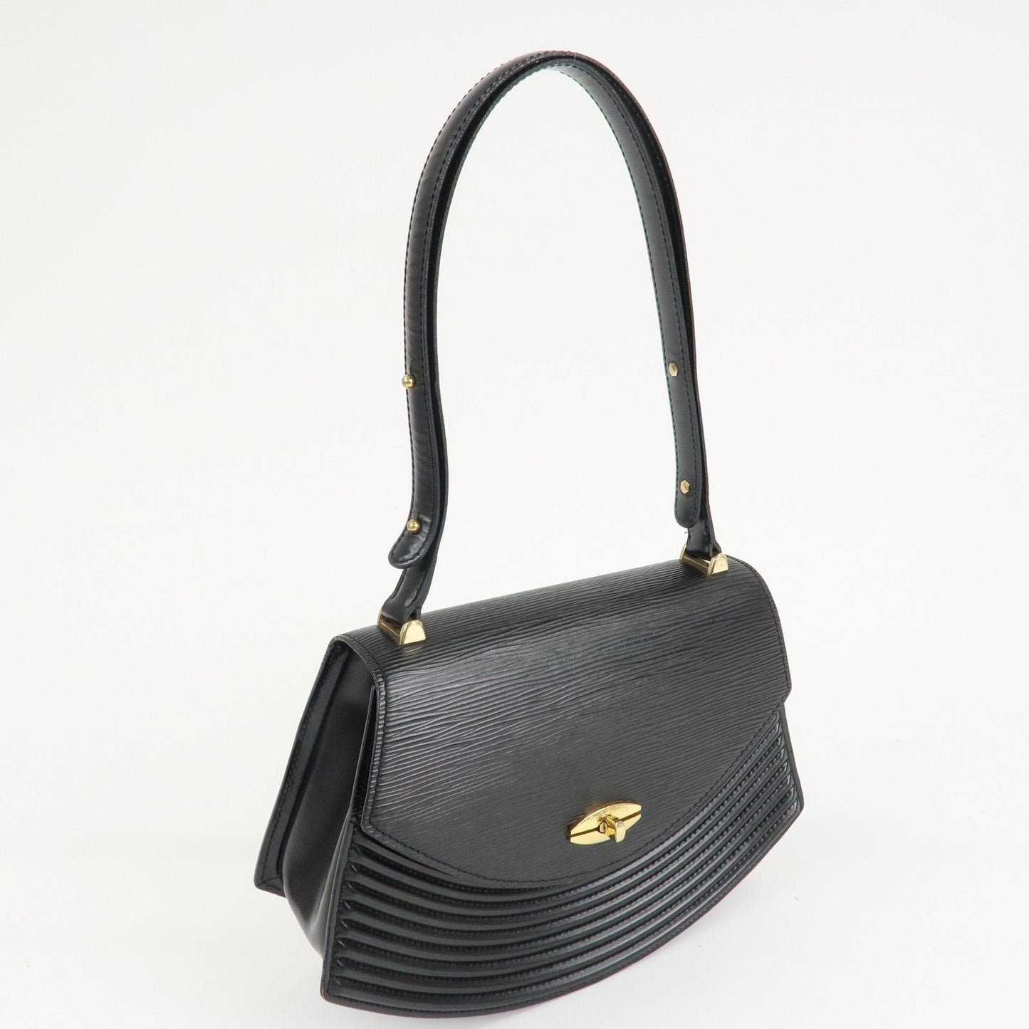 AuthenticLouis Vuitton Epi Tilsit Shoulder Bag Hand Bag Noir M52482  d