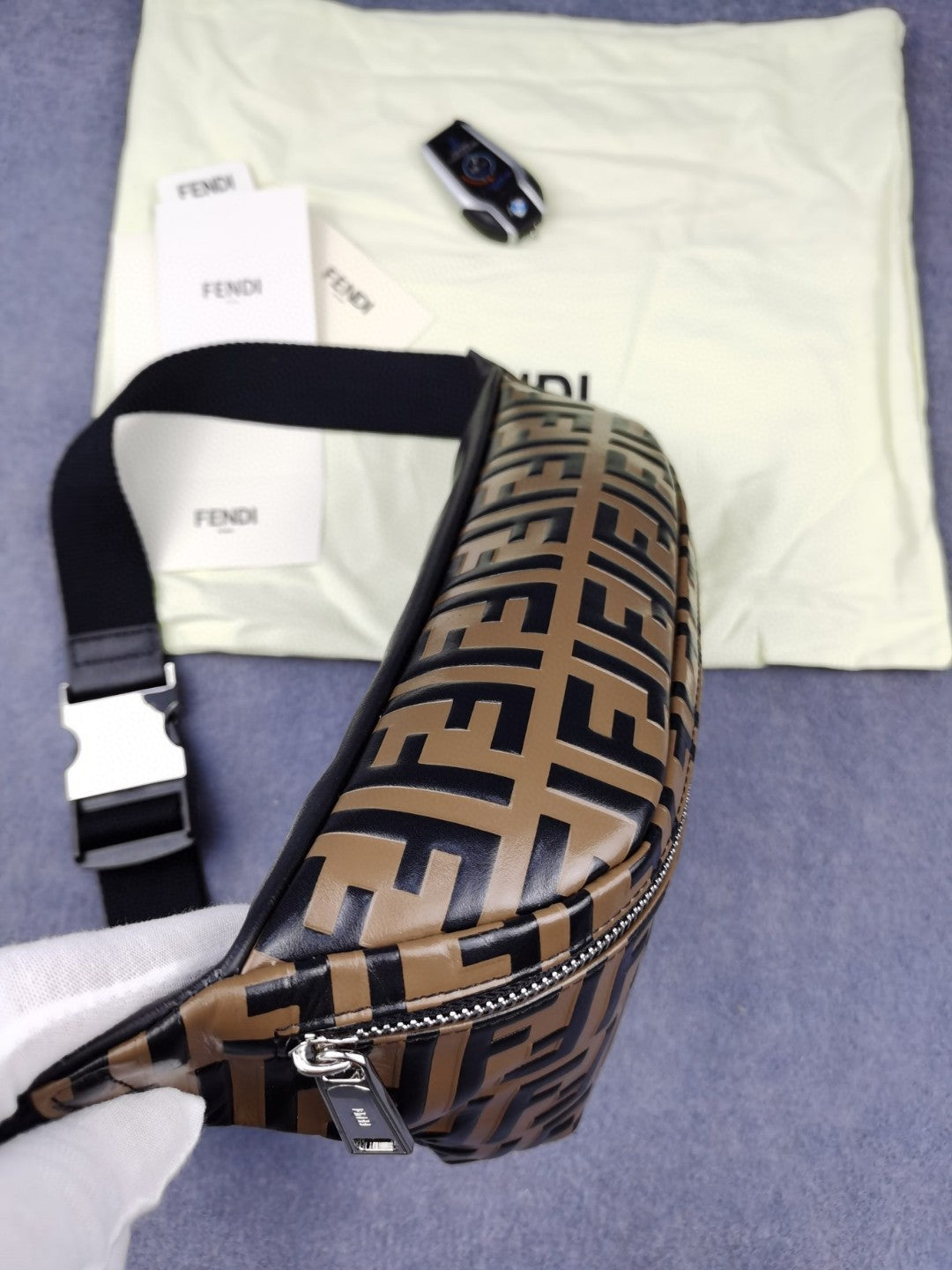 Top QualityTop Quality Belt Bag Brown For Men, Men’s Bags 18.1in/46cm FF 7VA434A5PJF0H3C