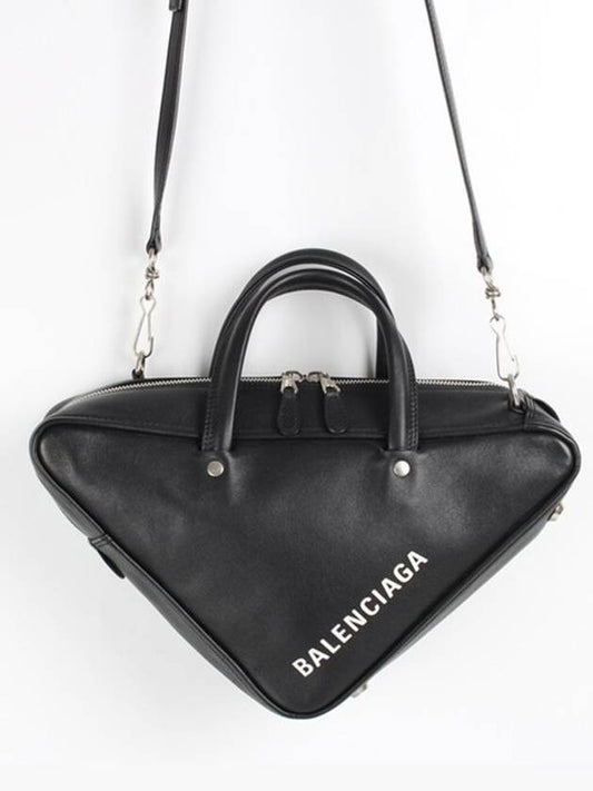 Luxury Balenciaga Trending 2025 Logo triangle small duffel bag