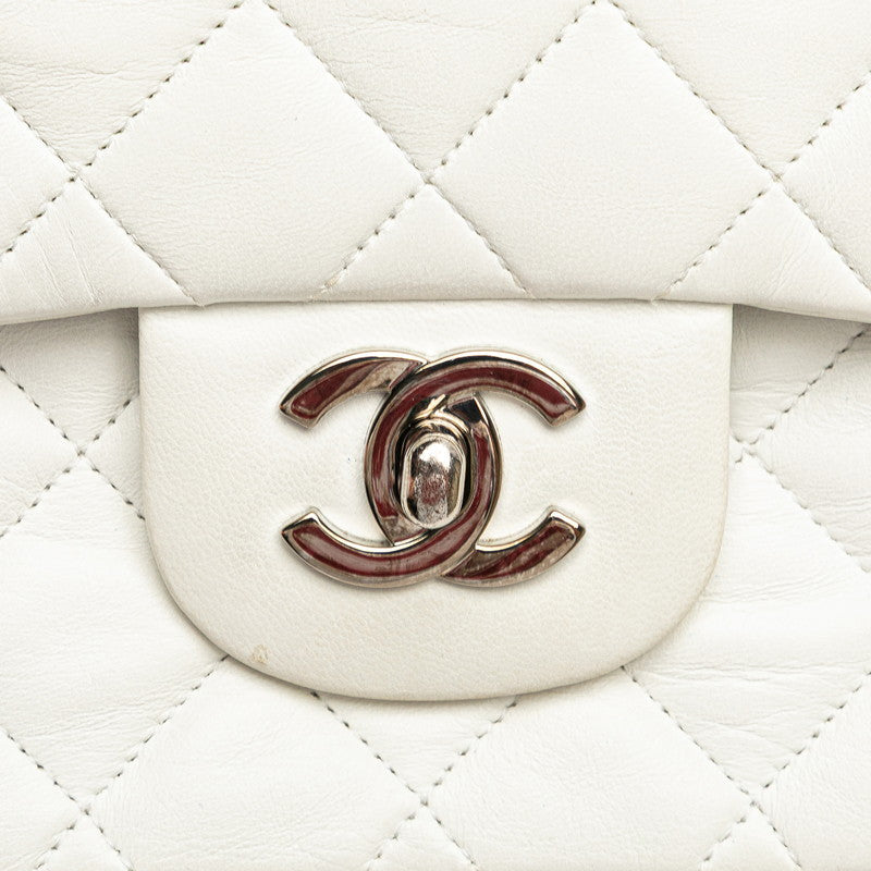 Chanel Matelasse Double Flap Lambskin Shoulder Bag