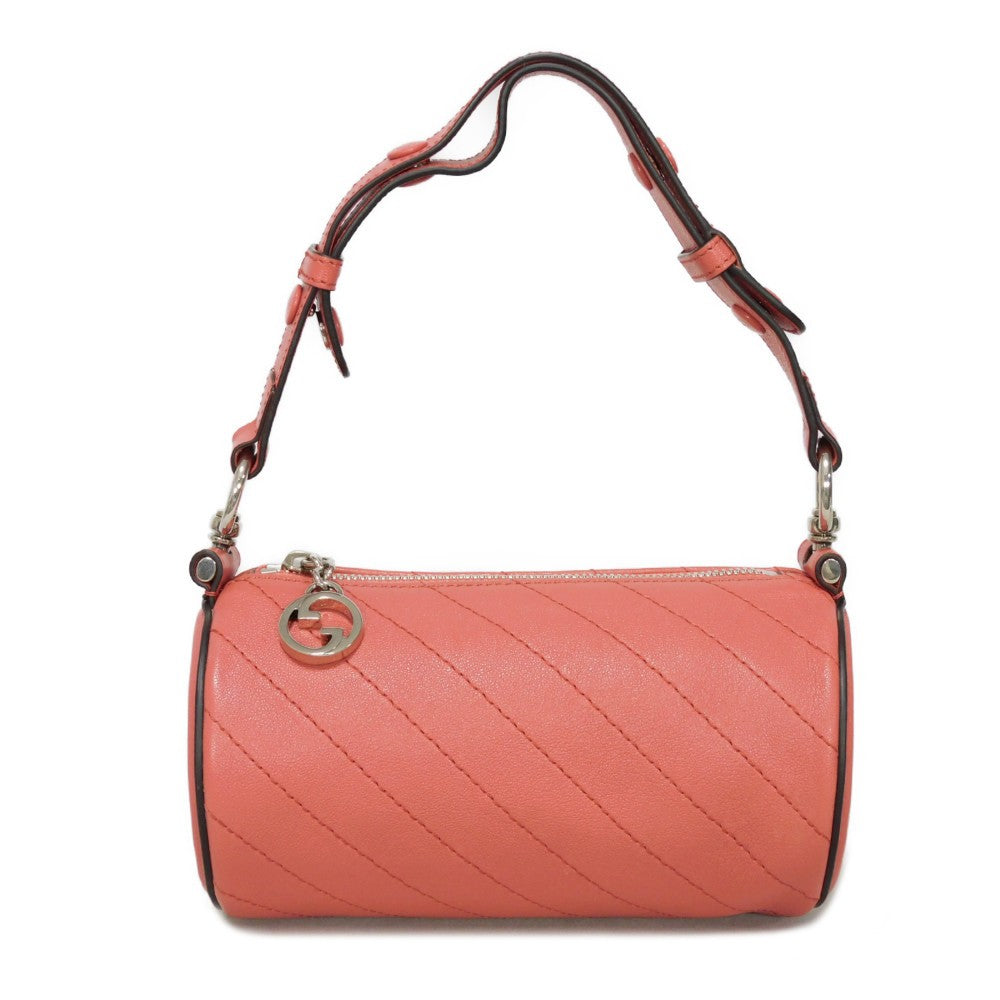 GUCCI Shoulder Bag 760170 AACPY 6701 Calf leather pink GG Charm RFID IC Chip Un d Interlocking G Blondie Mini Bag Women