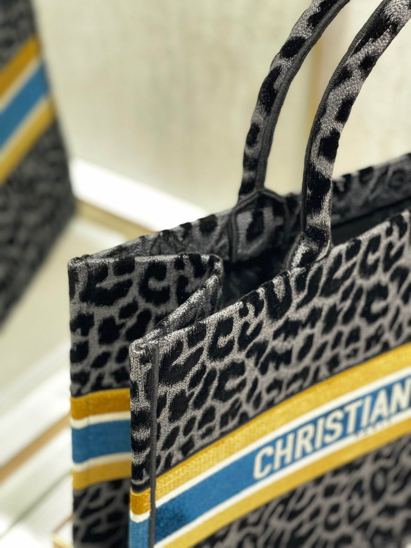 Top Quality Large Book Tote Blue Multicolor, For Women, Womens Handbags 16.5in/42cm CD