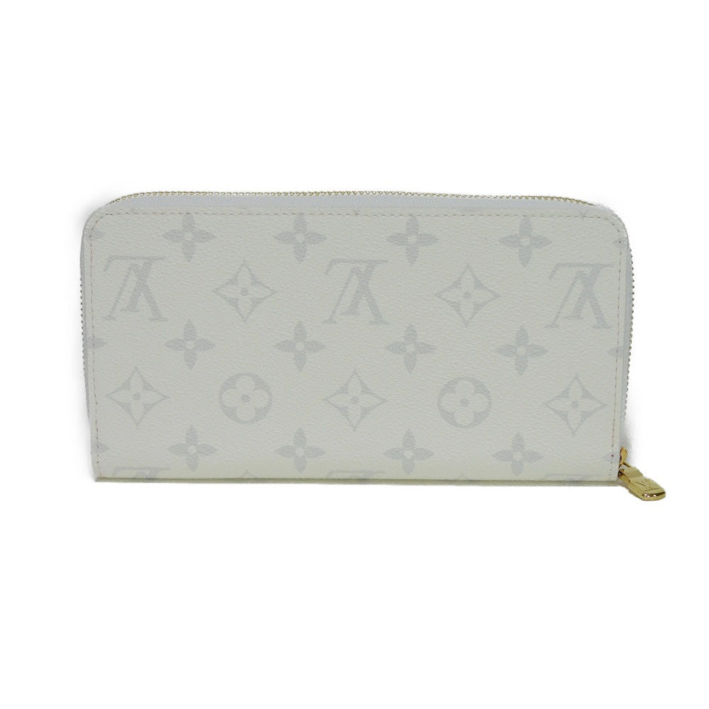 LOUIS VUITTON Long Wallet Purse M14240 Monogram canvas x grain leather white Takashi Murakami LV logo flower cherry RFID un d Monogram Cherry LVxTM Zippy Wallet unisex(Unisex)