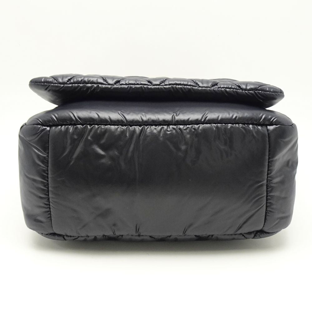Chanel Coco Coon Shoulder Bag Nylon Black