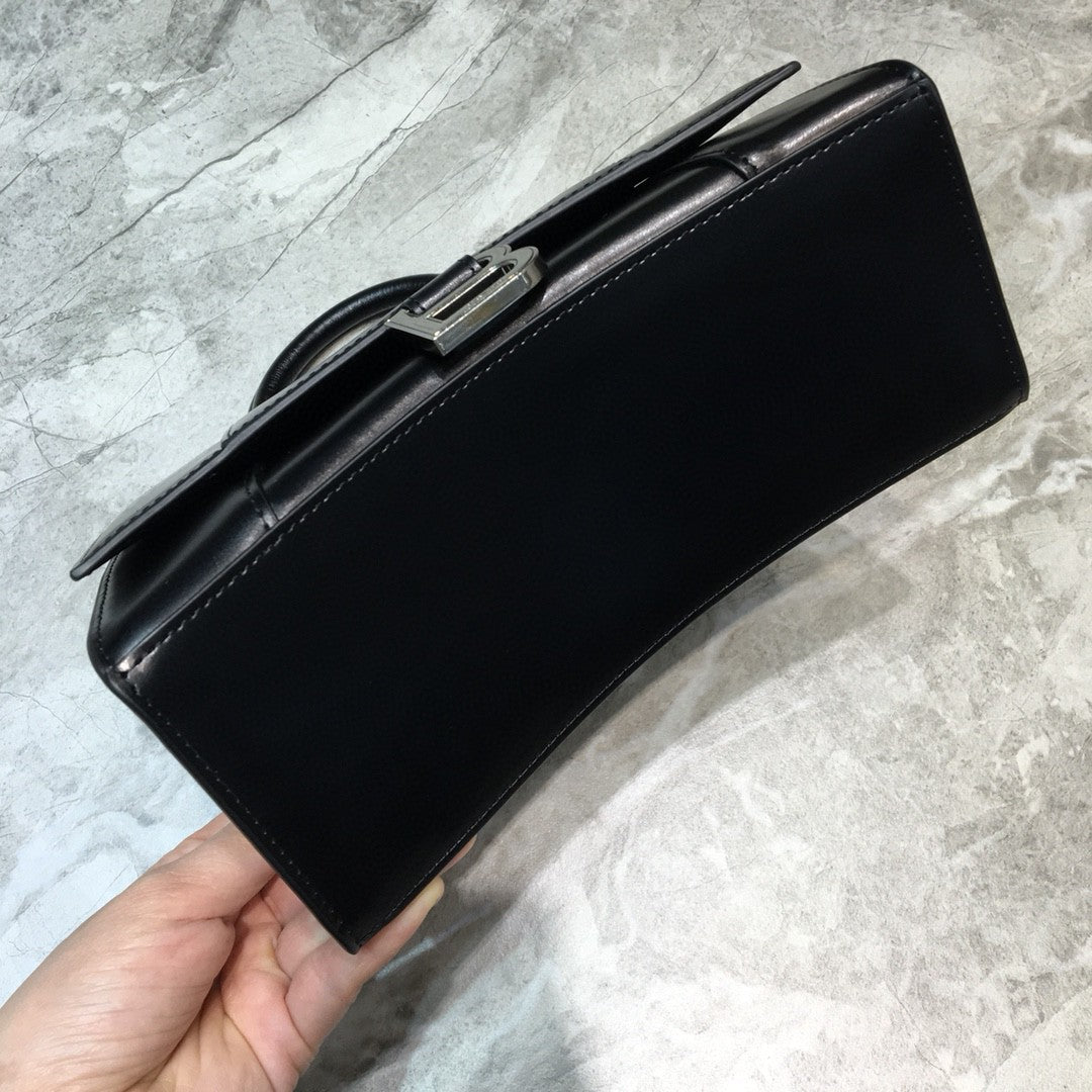 Top Quality Hourglass XS Handbag In Black, For Women,  Bags 7.4in/19cm