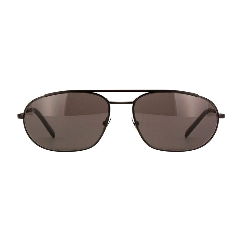 Saint Laurent Sunglasses Rectangle Full Rim, Black Frame and Black Lens SL561001