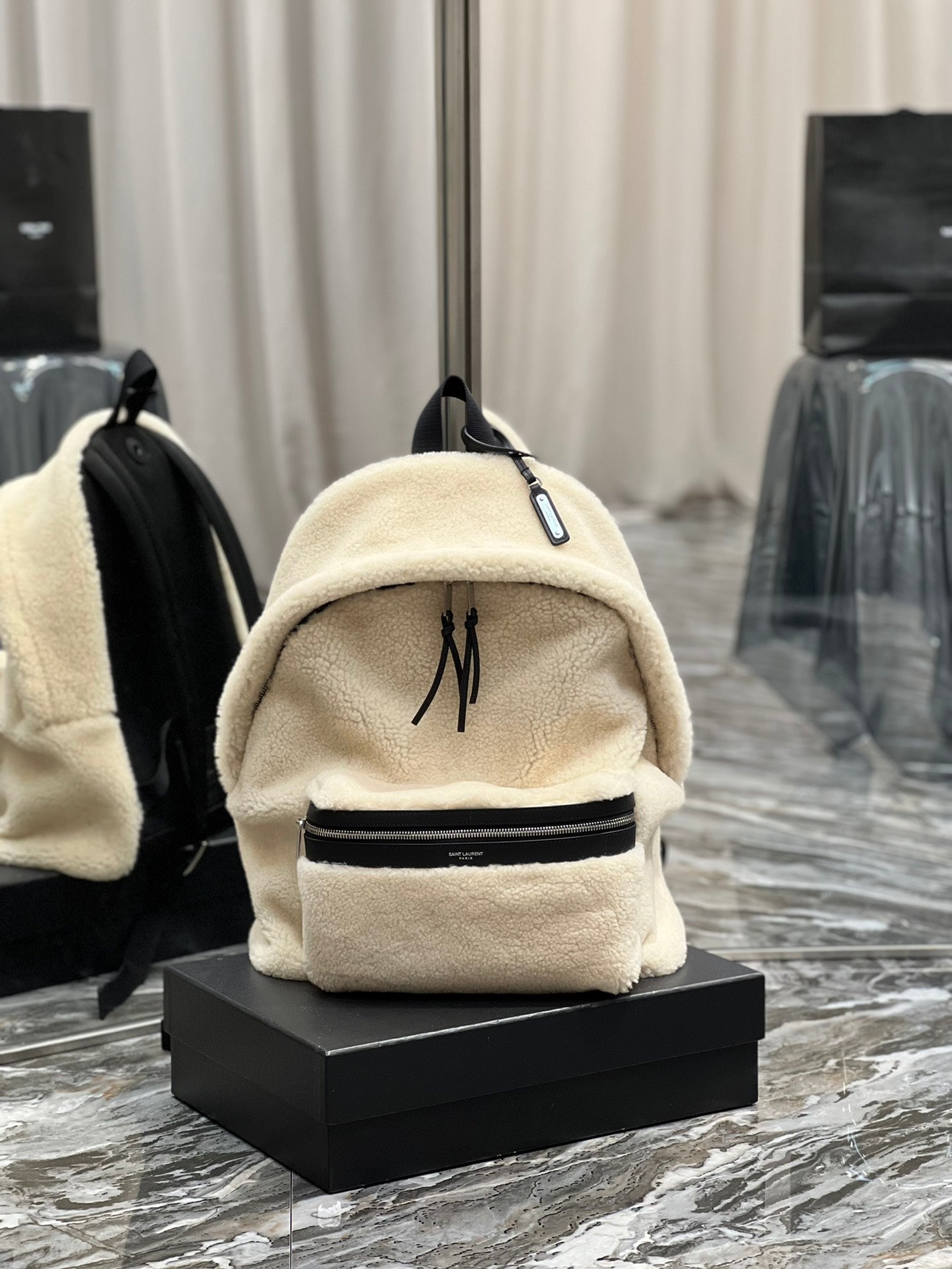 Top Quality Top QualityeeTop Quality Backpack Beige For Women, Women’s Bags 16.1in/41cm YSL