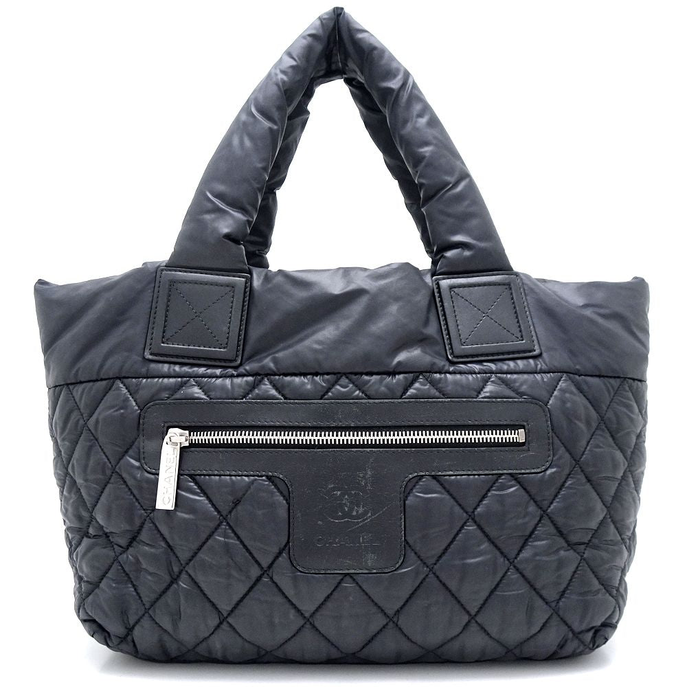 Chanel Coco Coon Tote PM Nylon Black