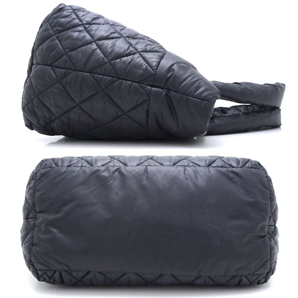 Chanel Coco Coon Tote PM Nylon Black