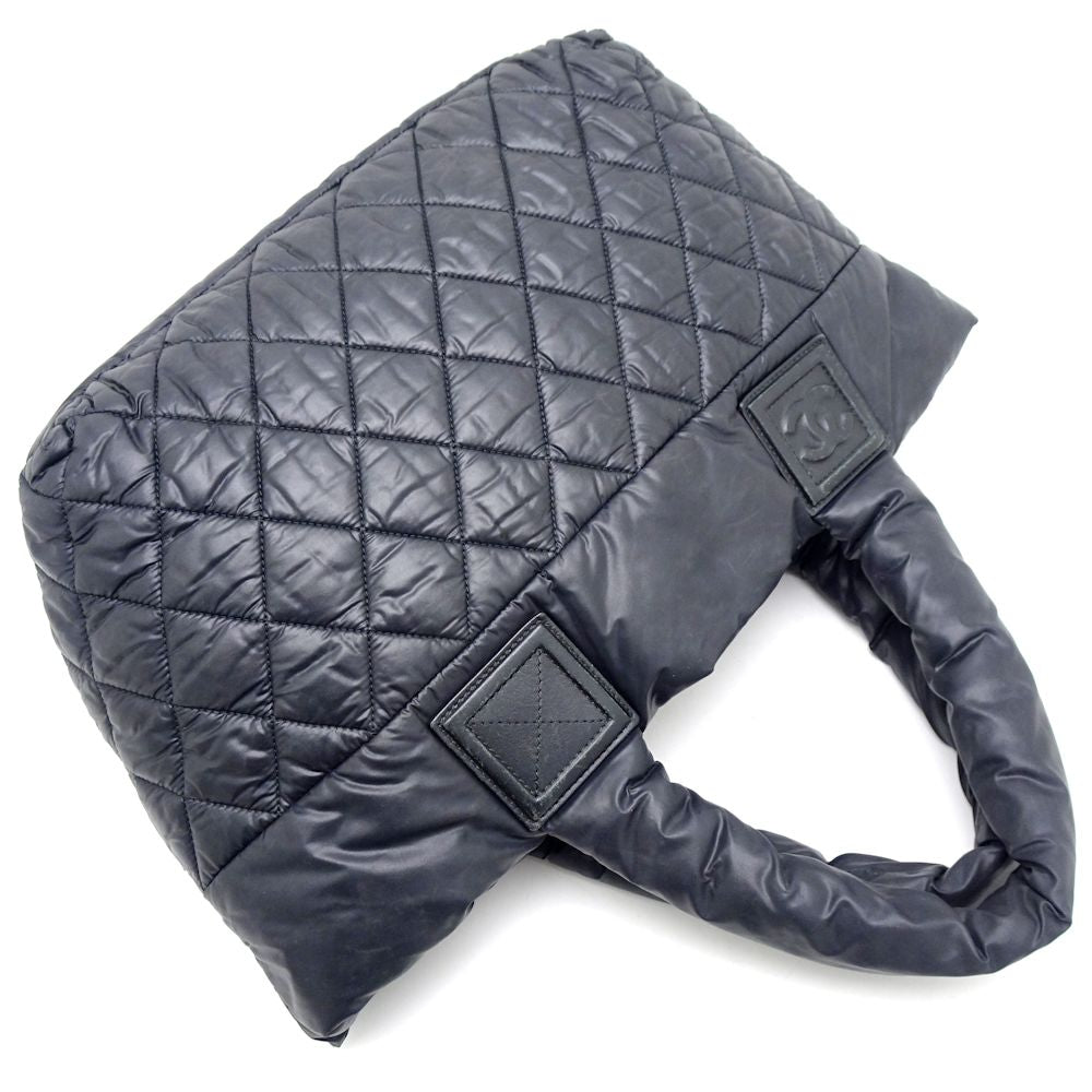 Chanel Coco Coon Tote PM Nylon Black