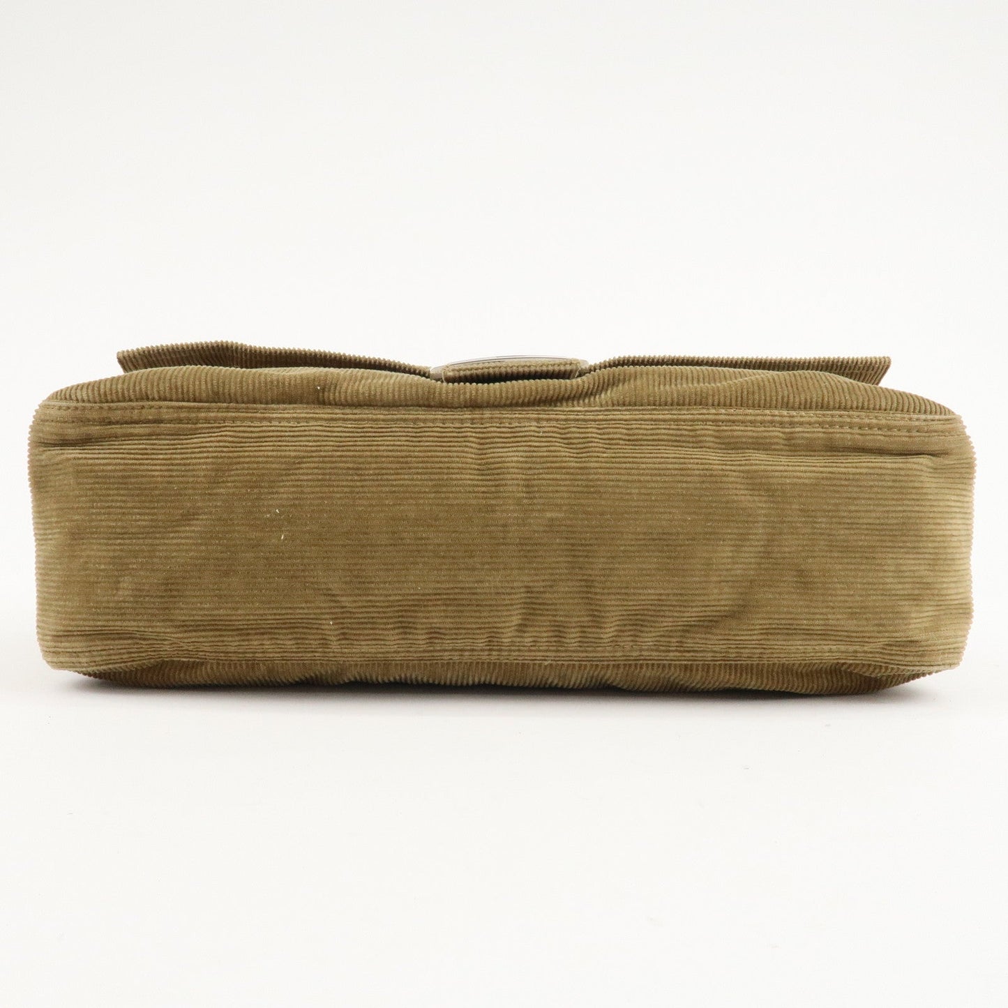 FENDI Corduroy Shoulder Bag Hand Bag Brown  d