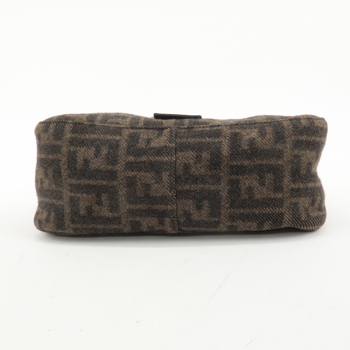 FENDI Mamma Baguette Zucca Wool Leather Shoulder Bag 26325  d