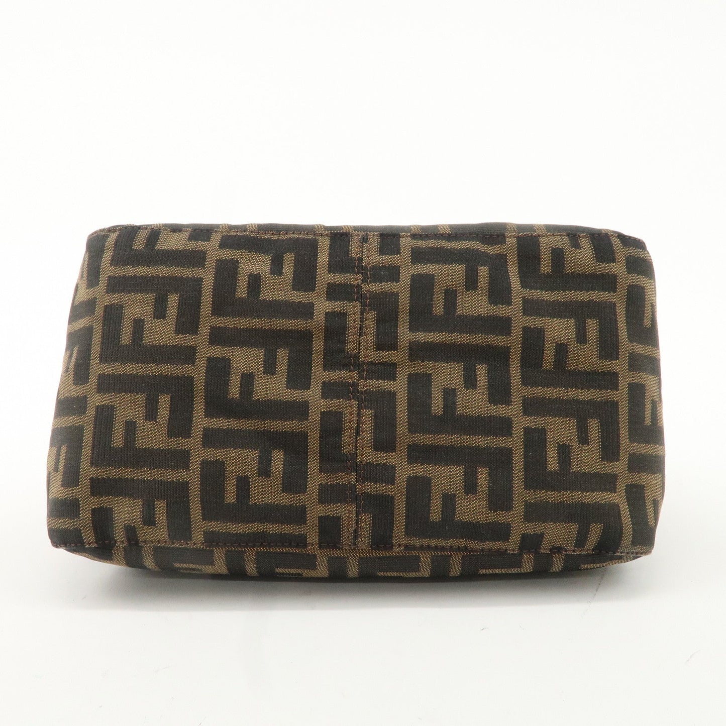FENDI Zucca Canvas Leather Shoulder Bag Hand Bag 26423 d F/S  d