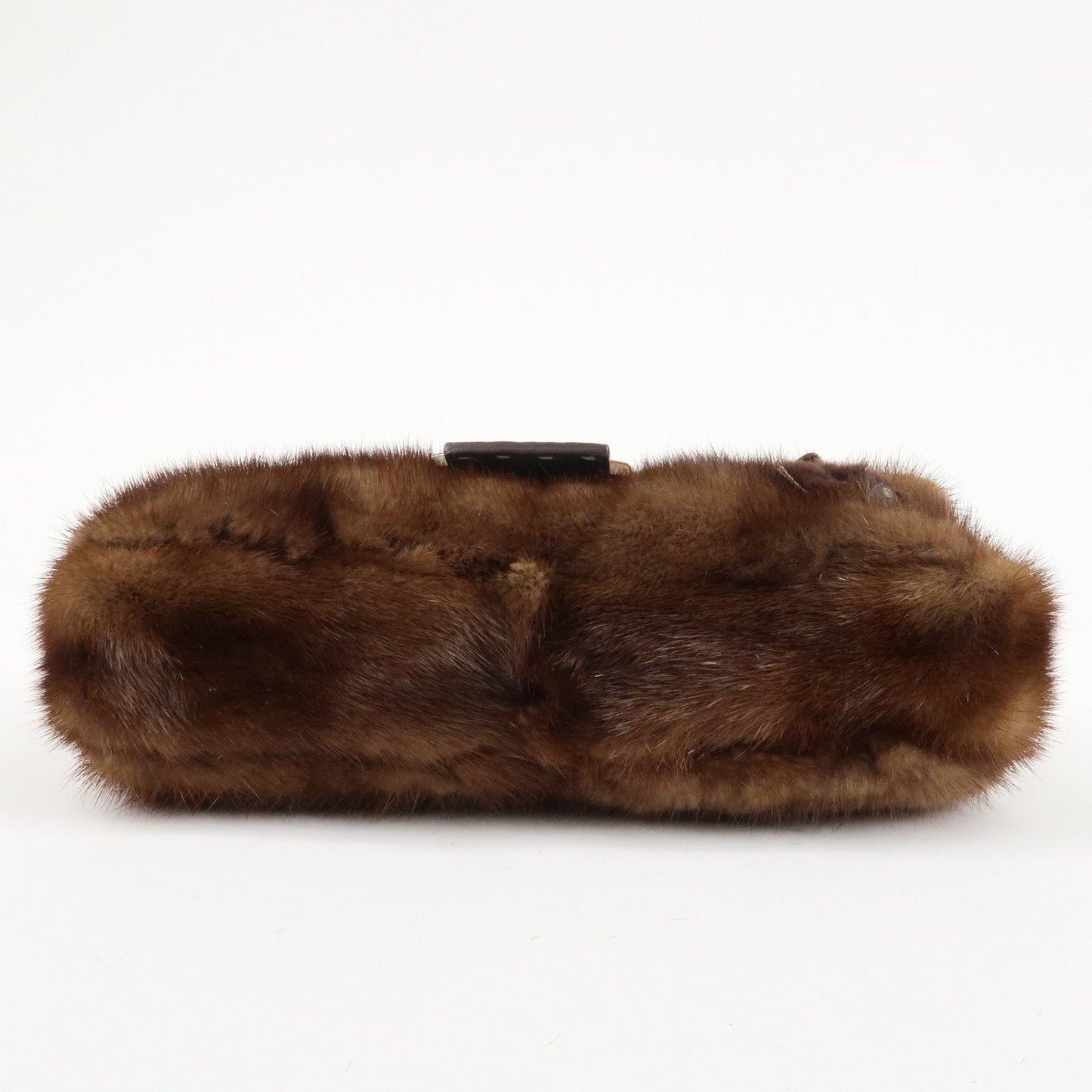 FENDI Mamma Baguette Selleria Mink Leather Shoulder Bag 8BR101  d