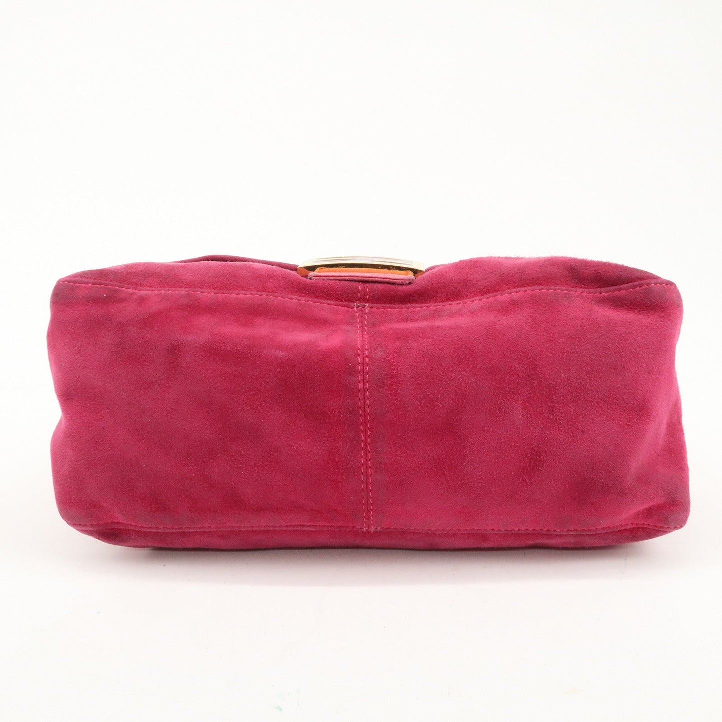 FENDI Mamma Baguette Suede Leather Shoulder Bag 26325  d