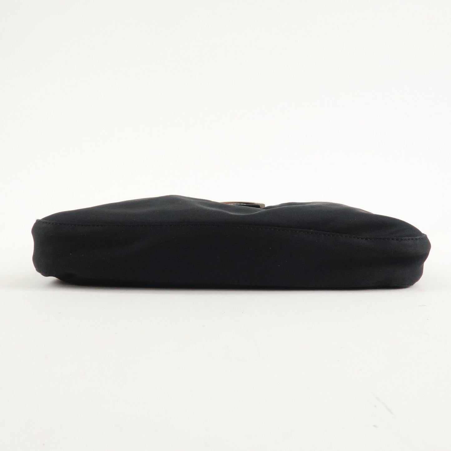 FENDI Polyester Leather Shoulder Bag Black 26727  d