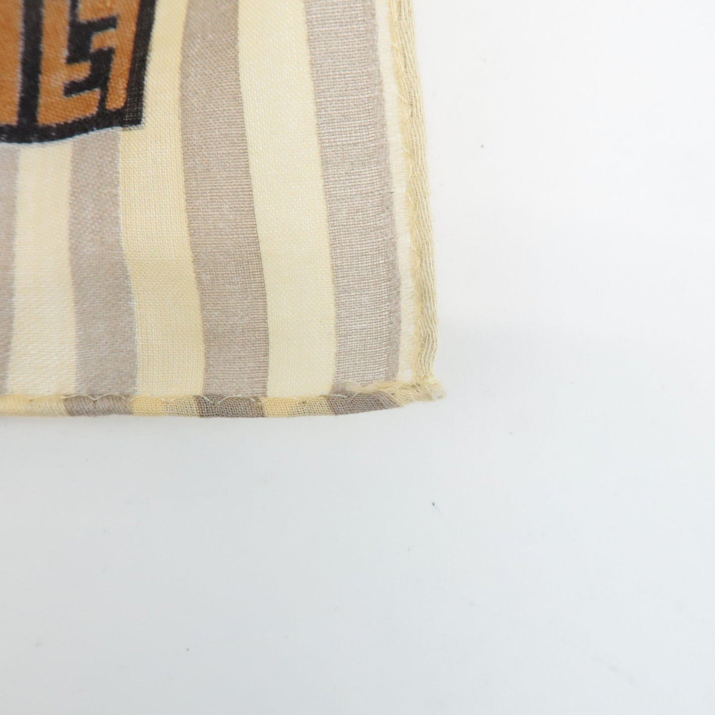 FENDI Set of 5 Cotton 100% Handkerchief Red Pink Brown Beige White  d