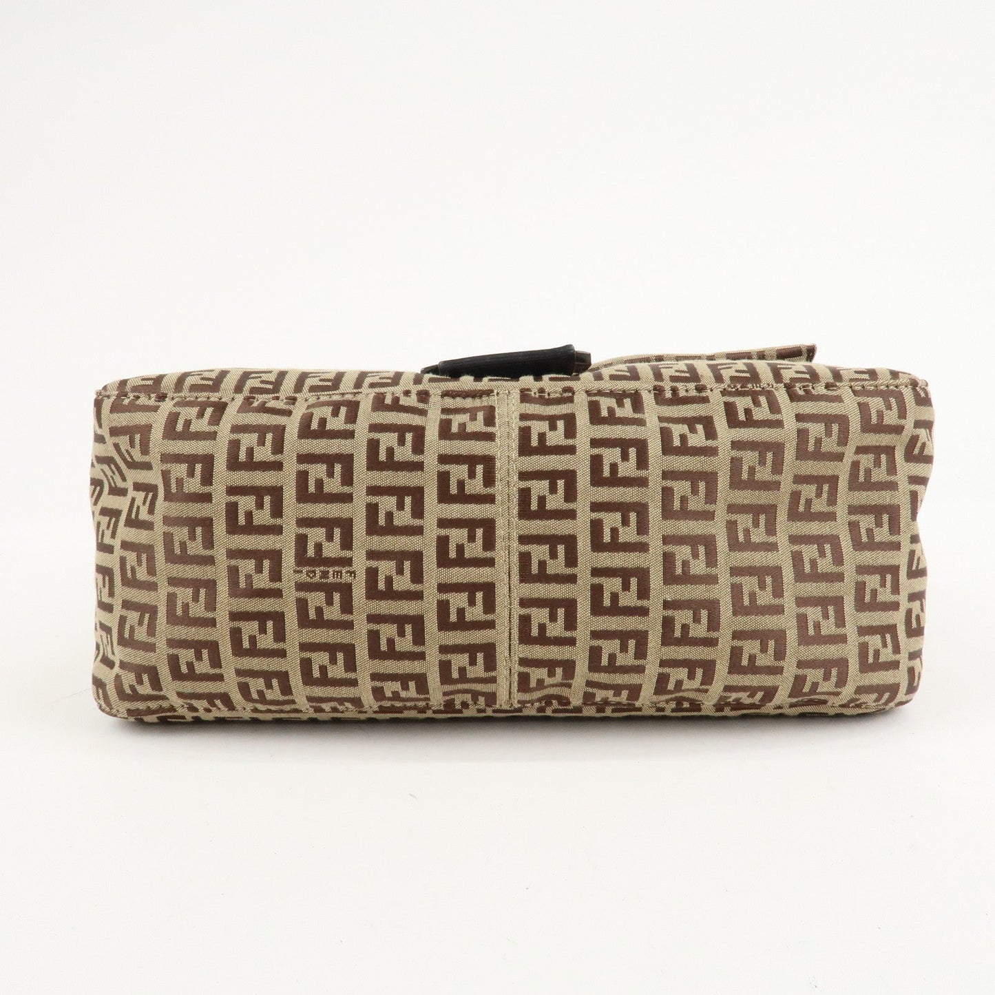 FENDI Zucchino Canvas Leather Mamma Bucket Shoulder Bag 8BR001  d