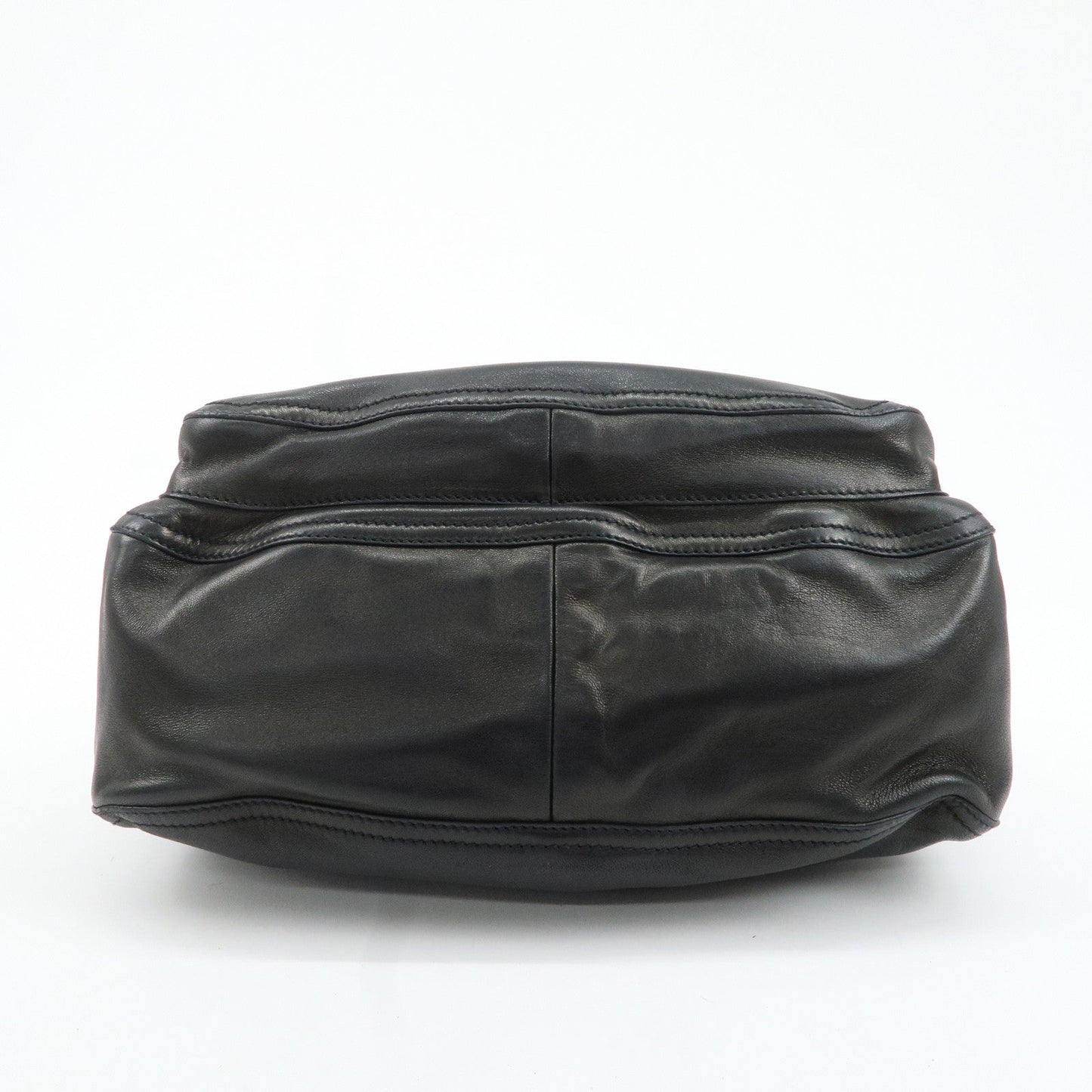 PRADA Leather Tote Bag Black  d