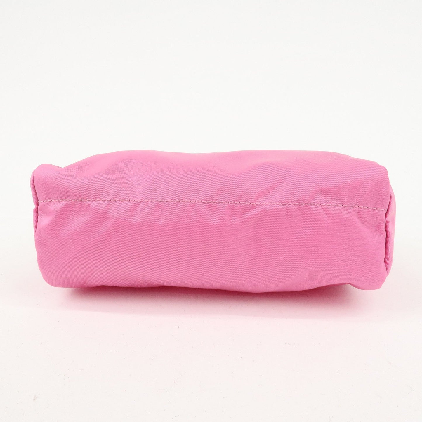 PRADA Nylon Saffiano Leather Pouch Begonia 1N0011  d