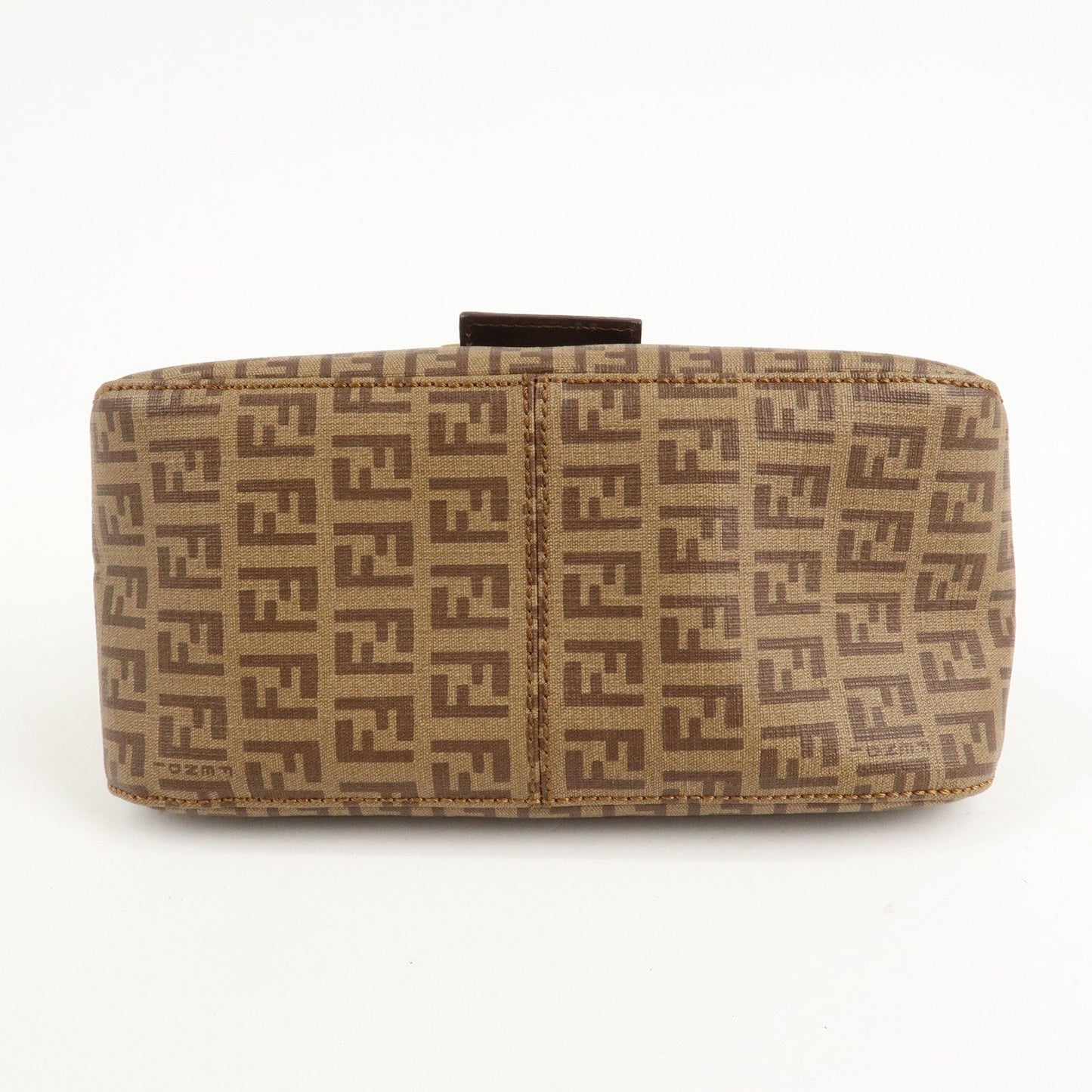 FENDI Zucchino Mini Mamma Baguette PVC Leather Hand Bag 8BR180  d