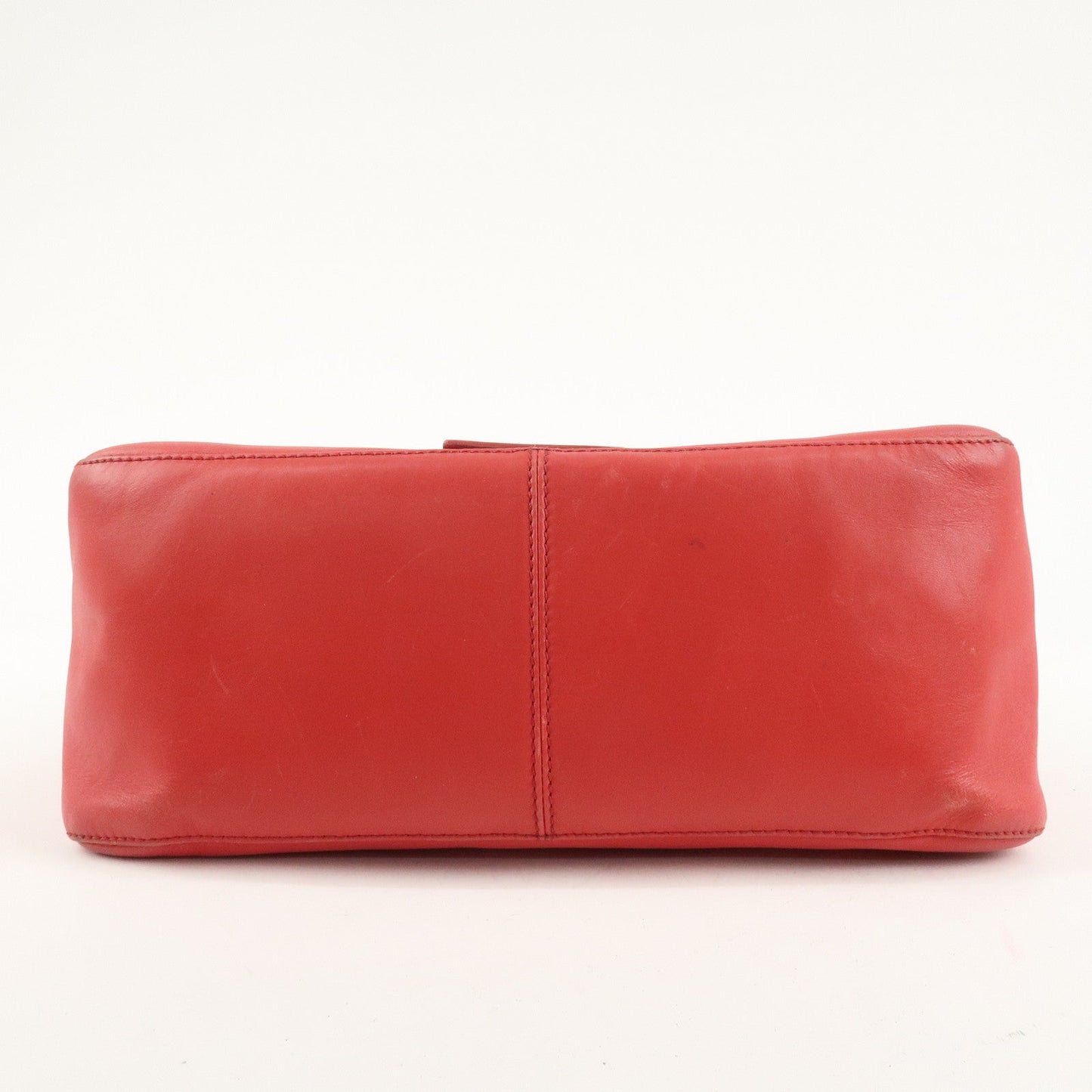 FENDI Big Mamma Baguette Leather Chain Shoulder Bag Pink 8BR638  d