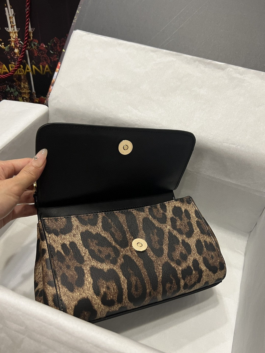 Top Quality Sicily Bag In Leopard-Print Pony Hair Multicolour For Women 7.9in/20cm Top Quality
