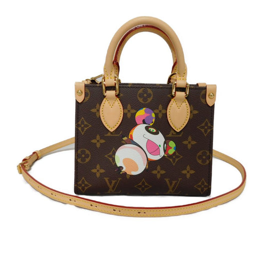 LOUIS VUITTON Tote Bag M13668 Monogram canvas (panda print) x microfiber multicolor Takashi Murakami 2WAY Shoulder Bag RFID Un d Monogram panda LVxTM On-the-Go BB Women