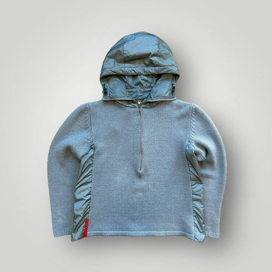 Prada Sport 2000’s Wool 1/2 Zip S