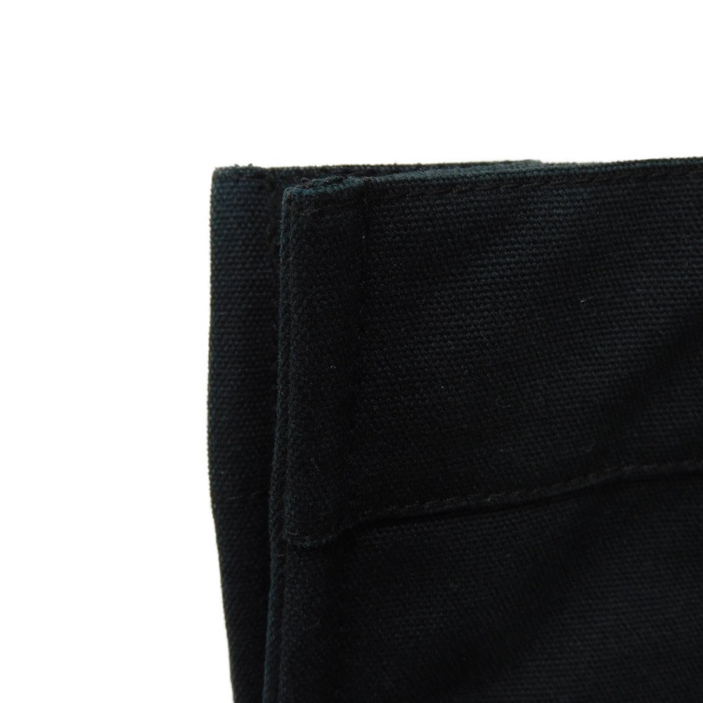 HERMES Tote Bag cotton Black x gray Serie button Fool Toe MM mens(Unisex)  d
